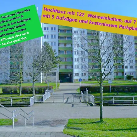 דירה App # 2 Zkdb Auf 68qm # Etage 4 Im Hochhaus Mit Aufzug # Ideal Fuer Dates & Monteure & Abenteurer