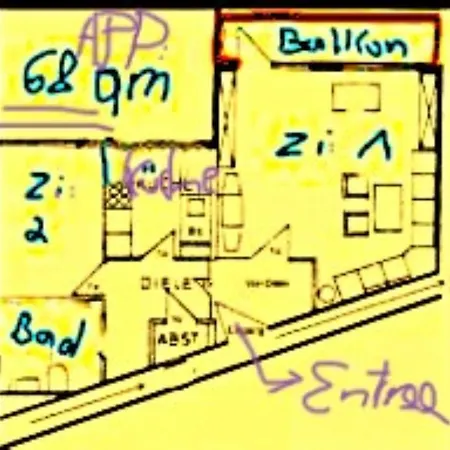 Apartamento 68 Qm # Für Alles&für Jeden # # Etage 4 # Aufzug # Hochhaus Mönchengladbach