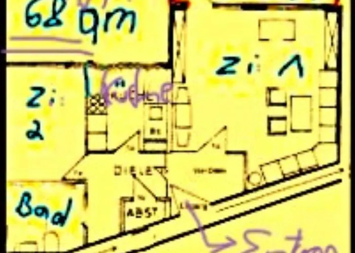 Appartement App # 2 Zkdb Auf 68qm # Etage 4 Im Hochhaus Mit Aufzug # Ideal Fuer Dates & Monteure & Abenteurer Mönchengladbach